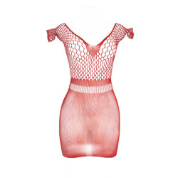 Subblime - 951924 Robe Courte En Crochet Rouge Taille Unique